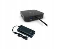 i-tec USB-C Dual Display Dock 2x Display Port PD 100W + zasilacz