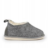 Ocieplane Bambosze Dla Dzieci Wysokie Kapcie Filc