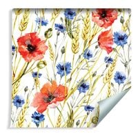 Tapeta do Kuchni Maki Chabry Pszenica Polne Kwiaty