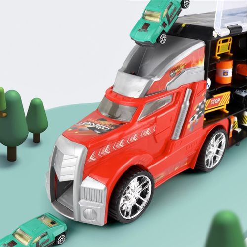 Ciężarówka z 6 Autkami 23 Elementy na Arena.pl