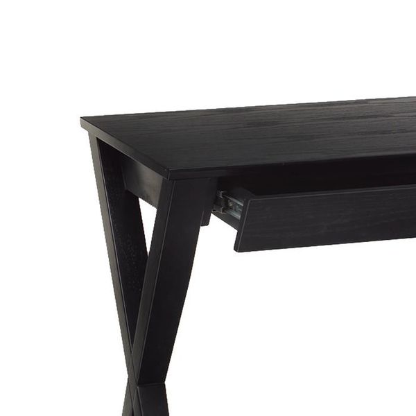 Czarne nowoczesne biurko Writex Black zdjęcie 3