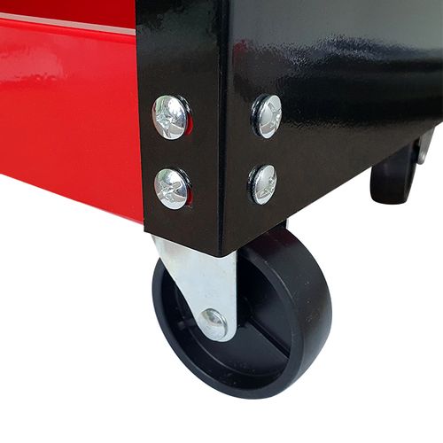 Wózek trzypółkowy warsztatowy narzędziowy 3PA cz ze ściankami Sherman na Arena.pl