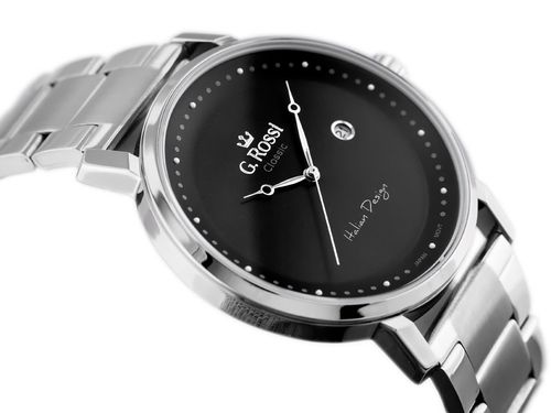 ZEGAREK G. ROSSI - C6182B-1C1 (zg256a) s./black + BOX na Arena.pl