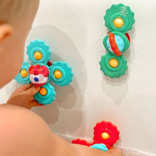 WOOPIE BABY Gryzak Spinner Wirujący z Przyssawką Zestaw 3 szt na Arena.pl