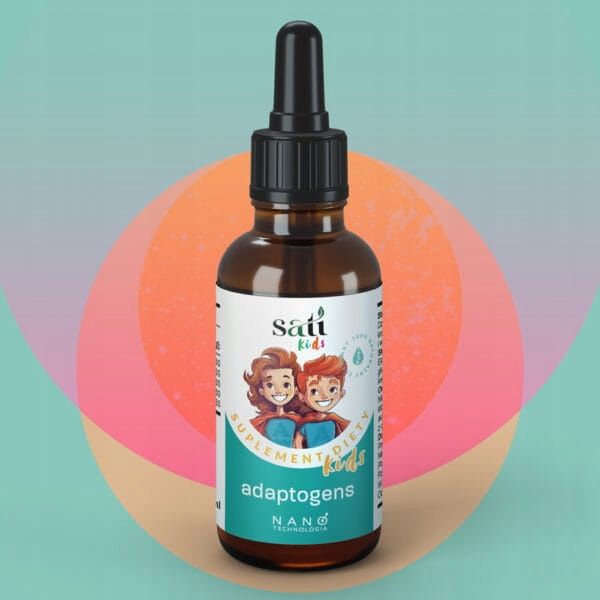 Adaptogeny dla dzieci Nano Kids, 5 skoncentrowanych ekstraktów, powyżej 7 r zdjęcie 1