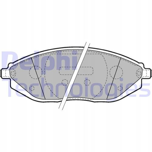 LP2218 DELPHI KLOCKI HAMULCA na Arena.pl