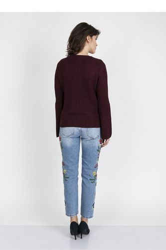 Sweter SWE117 Bordaux - MKM na Arena.pl