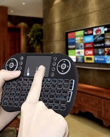 KLAWIATURA BEZPRZEWODOWA MINI LED SMART TV ŚWIECĄCA TOUCHPAD PODŚWIETLANA na Arena.pl