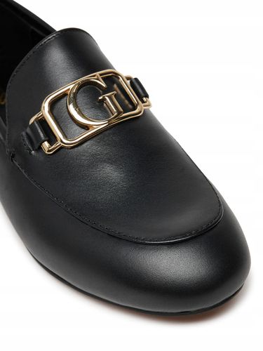 GUESS ORYGINALNE MOKASYNY SKÓRA LORDSY WSUWANE CZARNE 38 na Arena.pl