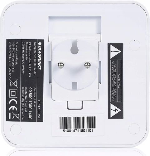 Radio sieciowo-bateryjne FM Blaupunkt PRB 100 WH Biały Bluetooth Radio HIT! na Arena.pl