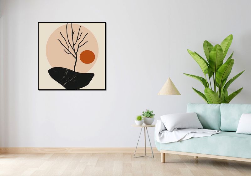 Plakat 90x90cm Nagie Drzewo zdjęcie 4