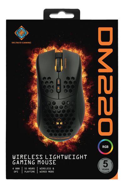 Myszka Deltaco GAM-120 2.4G/BT zdjęcie 9