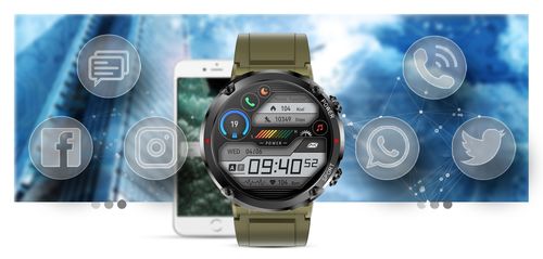 smartwatch gravity gt21-7 + czarny pasek silikonowy na Arena.pl
