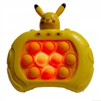 KONSOLA POPIT PIKACHU POKEMON GRA ELEKTRONICZNA ANTYSTRESOWA 200 POZIOMÓW