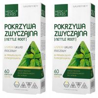 Suplement diety Pokrzywa Zwyczajna Medica Herbs - 2x60 kapsułek 520 mg