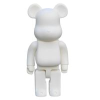 Miś Bearbrick 400% figurka do wnętrza 28cm biały designerska