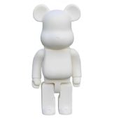 Miś Bearbrick 400% figurka do wnętrza 28cm biały designerska