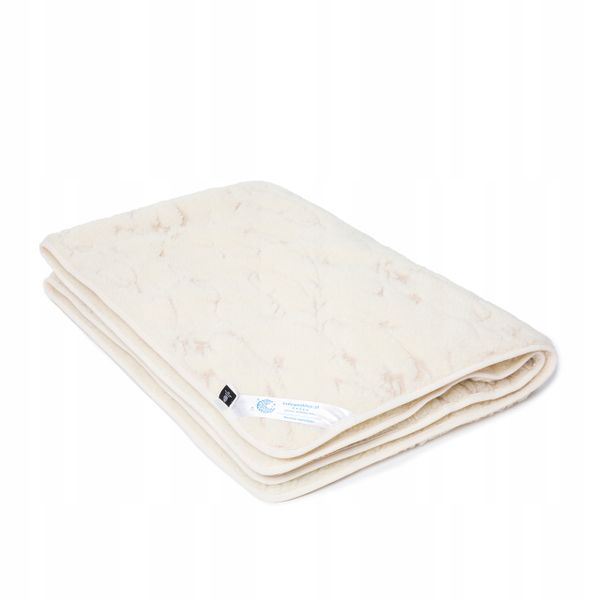 KOŁDRA WEŁNIANA 140x200 MERYNOS TUMBLER VERONA INDYGOSKLEP zdjęcie 2