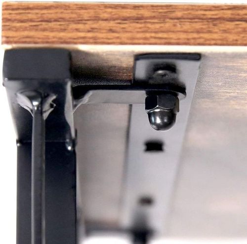 Wieszak ścienny z półką, drążkiem i haczykami, 66 cm na Arena.pl