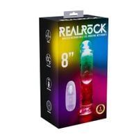 wibrator realistyczny realrock przezroczysty 22 cm