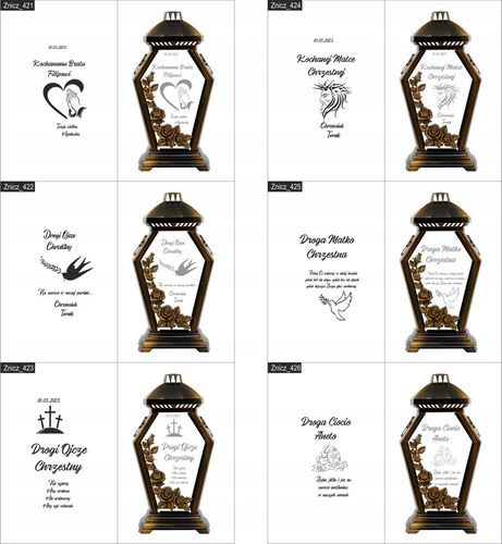 ZNICZ kapliczka Kochanej Żonie grawer z dedykacją na Arena.pl