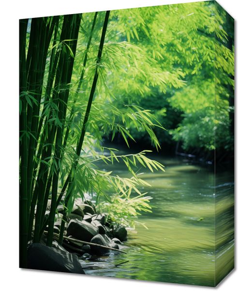 Obraz 30x40cm Spokój Bambusów zdjęcie 1