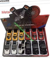 Kolekcja metalowych autek terenowych typu pickup - zestaw 12 sztuk