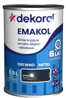 EMAKOL STRONG EMALIA DO DREWNA I METALU ANTRACYT RAL 7016 5L
