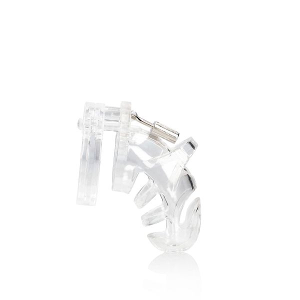 model 25   chastity cage   3.5 / 9 cm   transparent zdjęcie 1