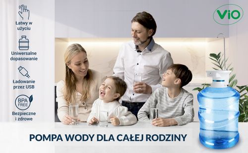 DOZOWNIK DO WODY ViO E3 white - ELEKTRYCZNA POMPKA WODY W FORMIE STOJAKA na Arena.pl