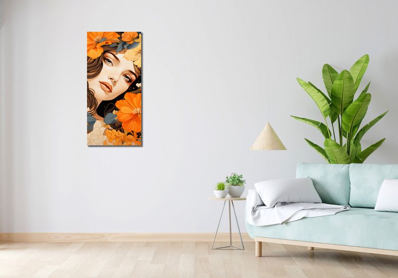 Obraz 40x90cm Kwiatowa Esencja zdjęcie 2