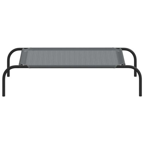 Podwyższone legowisko dla psa Szare Tekstylne i stalowe na Arena.pl