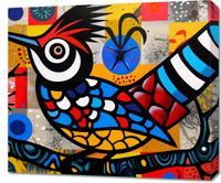 Obraz 70x60cm Ptak Na Wznak