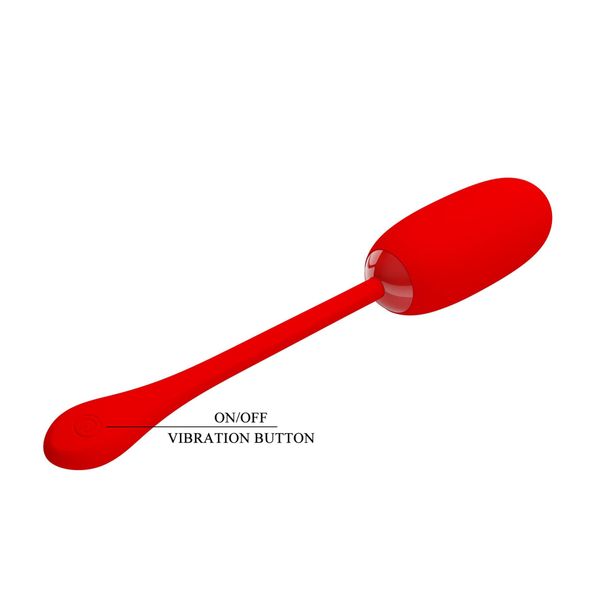 Pretty Love - Julius Egg Red 12 Function Vibrations zdjęcie 11