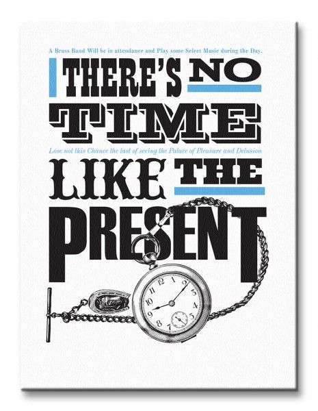 Asintended No Time Like The Present - Obraz na pł zdjęcie 2