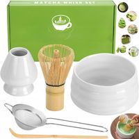 ZESTAW DO HERBATY MATCHA, ZESTAW MIOTEŁ MATCHA, Z TRZEPACZKĄ DO MATCHY 5W1