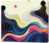 Obraz 100x90cm Wodnista Tafla