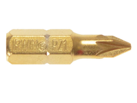GROT TYPU POZIDRIV TIN-TYTANOWY 1/4' 25MM KOMPLET 10 SZT PZ1 - I-10504341