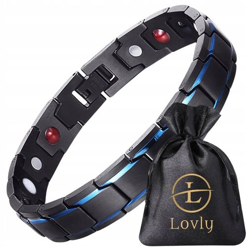 MODNA Bransoletka Magnetyczna Moc Zdrowotna Męska STAL NIERDZEWNA PREMIUM na Arena.pl