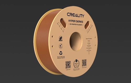 Filament do drukarki 3D Creality Hyper PLA 1,75mm Brązowy na Arena.pl