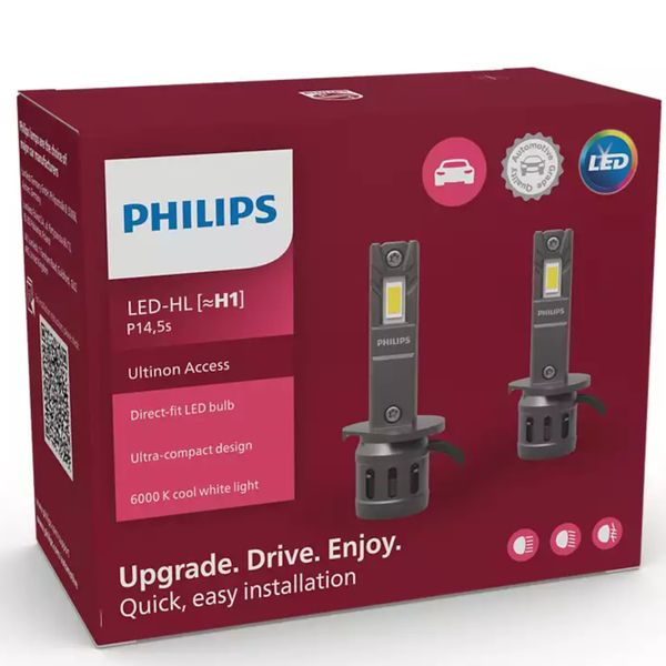 Żarówki LED H1 PHILIPS Ultinon Access 6000K zdjęcie 2