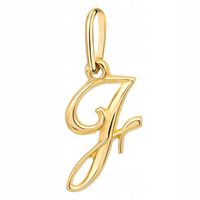 ZŁOTA ZAWIESZKA wisiorek LITERKA J MARKO z164-585