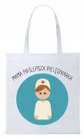 Dla Mamy Mamusi Prezent Torba Eco Biała Shopper Z Nadrukiem Ze Zdjęciem