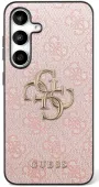 Etui Guess Big 4G Classic Logo na Samsung Galaxy S25 FE - różowe