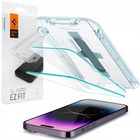 SZKŁO HARTOWANE SPIGEN EZ FIT DO iPhone 14 PRO, MOCNE, SZYBKA do ETUI, 2szt