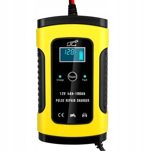 MOCNY PROSTOWNIK AUTOMATYCZNY SAMOCHODOWY LCD 100Ah LCD 12V 6A na Arena.pl