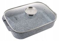 BRYTFANNA MARMUROWA Gęsiarka Brytfanka 6l 34cm Indukcja Gaz 3935