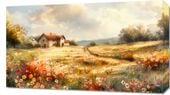 Obraz 70x40cm Sielski Domek