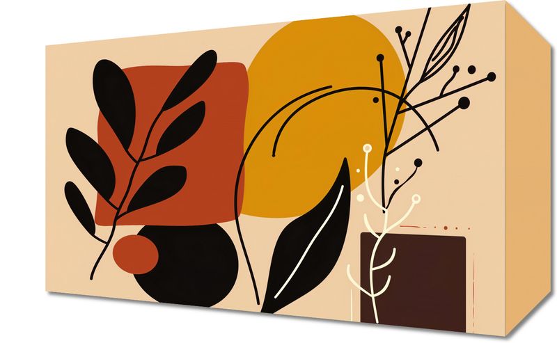 Obraz 30x20cm Ciepłe Kontury zdjęcie 1