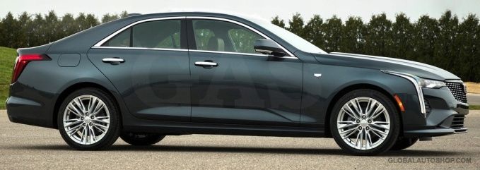 Cadillac CT4 Sedan - Listwy CHROM na drzwi boczne dekoracyjne chromowane zdjęcie 2